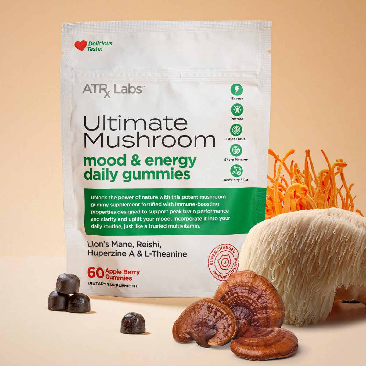 Ultimate Mushroom Daily Gummies